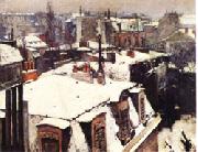 Rooftops in the Snow